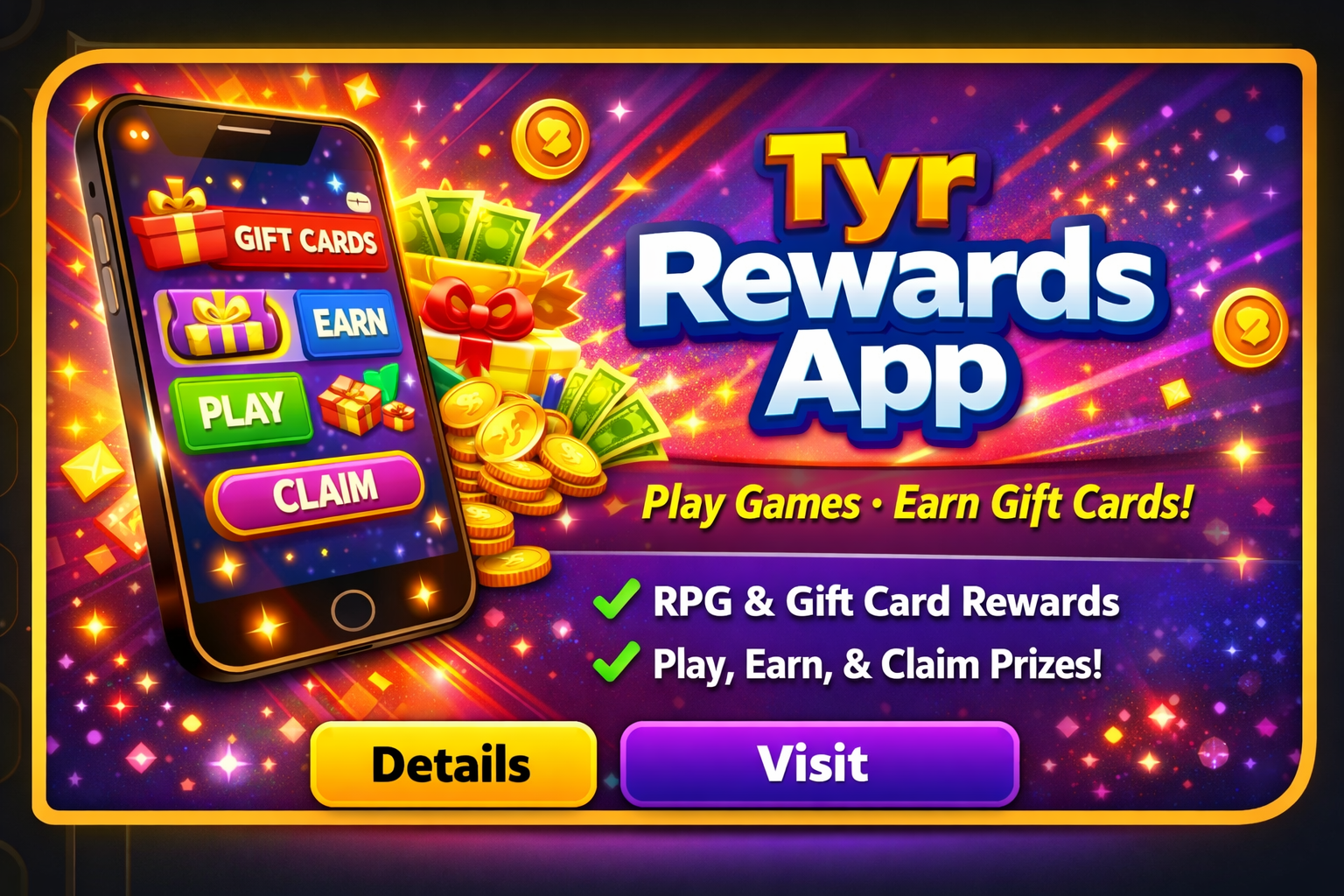 💳Tyr Rewards App